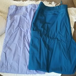 Womens plus scrub pants